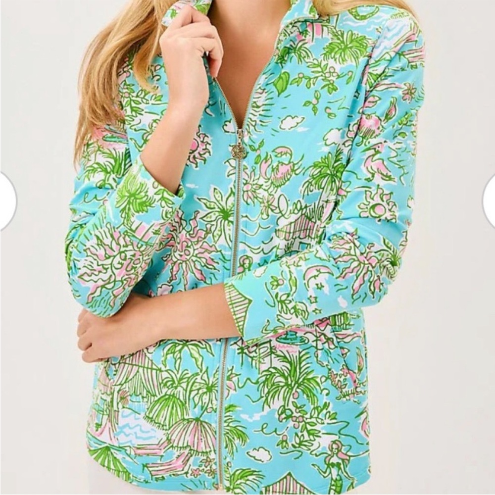 NEW WITH TAGS Lilly Pulitzer Zip-Up Jacket Sz L